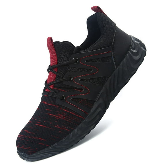 Safety Shoes Men'S Reflective Stripes At Night, Lightweight Steel Toe Shoes, Protective Shoes Eu 36-48