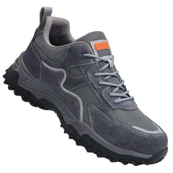Safety Shoes Men Women Lightweight Steel Toe Shoes Slip Resistant Work Shoes Non-Slip Breathable Protective Shoes
