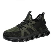 Safety Shoes Men Women Lightweight Work Shoes Slip Resistant Steel Toe Shoes Breathable Protective Shoes 6-9.5