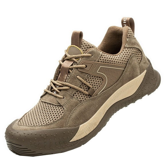 Safety Shoes Men Women Lightweight Work Shoes Sporty Steel Toe Shoes Non-slip Protective Shoes EU 36-46
