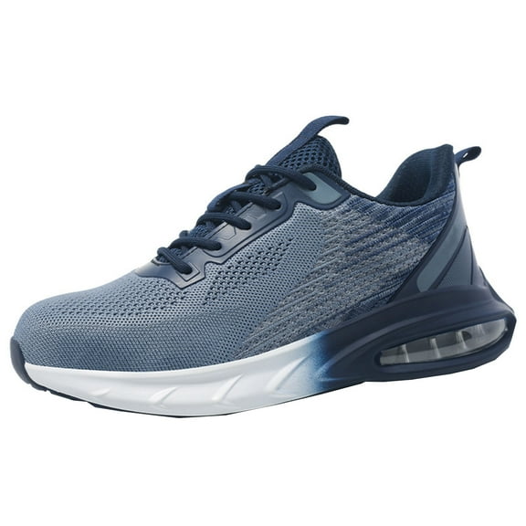 Safety Shoes Men Women Lightweight Work Shoes Steel Toe Shoes Air Cushion Non-Slip Protective Shoes EU 36-46