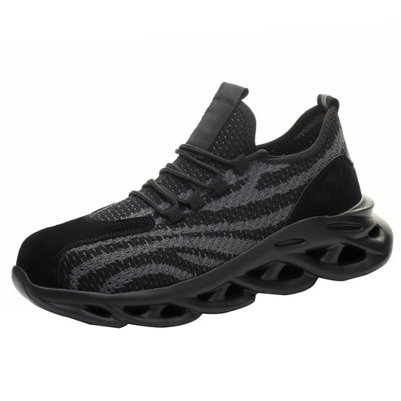 Safety Shoes Men Women Waterproof Work Shoes Lightweight Breathable Steel toe cap Slip Resistant Work Trainers EU 36-46