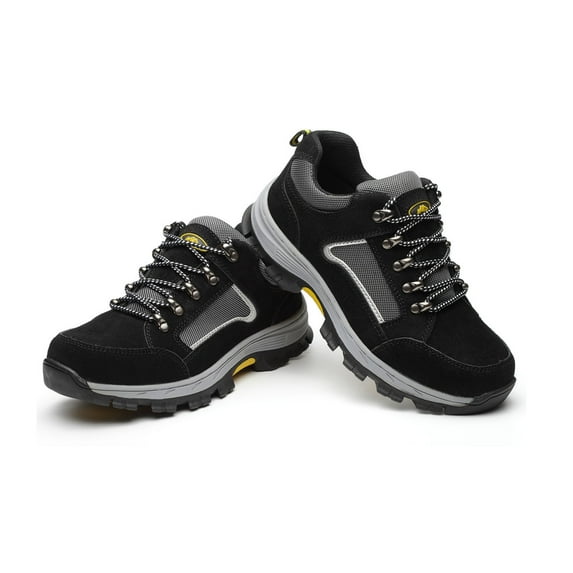 Safety Shoes Men Women Work Shoes Warm & Waterproof Work Boots with Steel Cap for Winter Eu 35-48