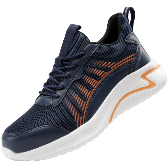 Safety Shoes Men's Breathable Work Shoes Lightweight Steel Toe Shoes Unisex Sneaker Steel Toe EU 36-48