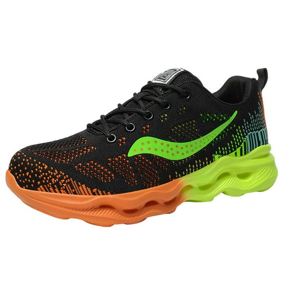 Safety Shoes Men's Lightweight Work Shoes Breathable Steel Toe Shoes Slip Resistant Sporty Protective Shoes 6.5-10.5