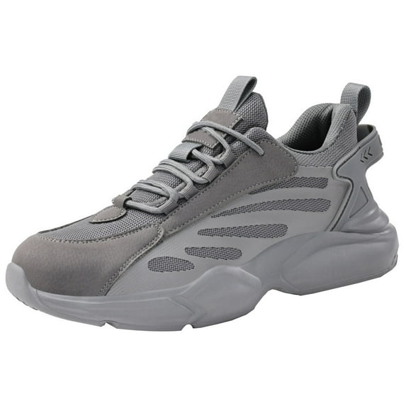 Safety Shoes Men's Lightweight Work Shoes Steel Toe Cap Sporty Sneakers Anti-Smashing Comfortable 6-10.5