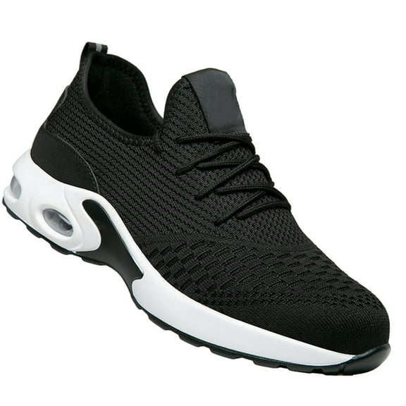 Safety Shoes Men's Lightweight Work Shoes Steel Toe Cap Sporty Sneakers Non-Slip Cushioning