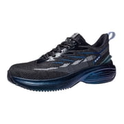 Safety Shoes Mens Waterproof Work Shoes Cushioning Work Trainers Lightweight Steel Toe Shoes 6.5-10.5