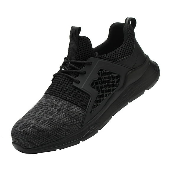 Safety Shoes Men's Work Shoes Lightweight Breathable Steel Toe Shoes Non-Slip Anti-Smashing Sneaker EU 36-46