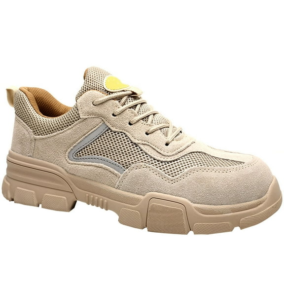 Safety Shoes Men's Work Shoes Lightweight Breathable Steel Toe Shoes Non-Slip Comfortable Work Shoes