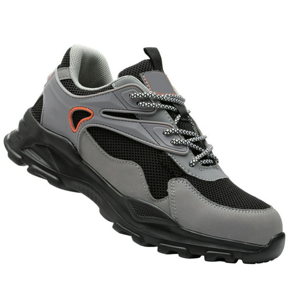 Safety Shoes Mens Steel Toe Cap Work Shoes Womens Lightweight Breathable Safety Trainer Non Slip Work Shoes