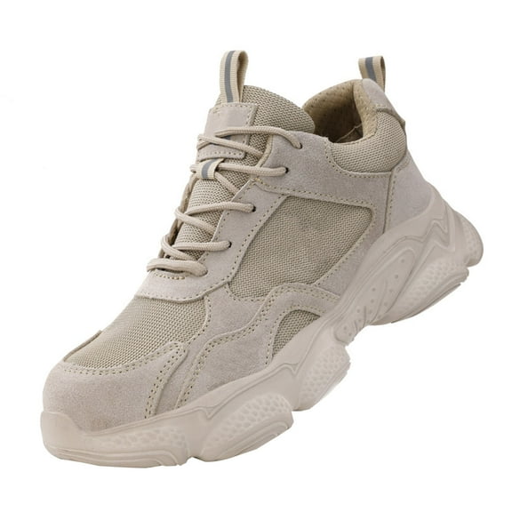 Safety Shoes Mens Womens Lightweight Steel Toe Cap Work Shoes Breathable Safety Trainer Puncture Proof 5.5-9.5