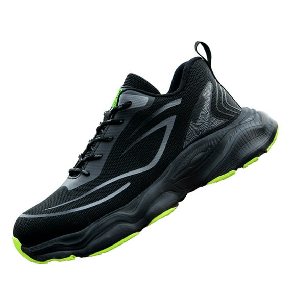 Safety Shoes Mens Womens Non-Slip Steel Toe Cap Work Shoes Lightweight Breathable Safety Trainer Puncture Proof