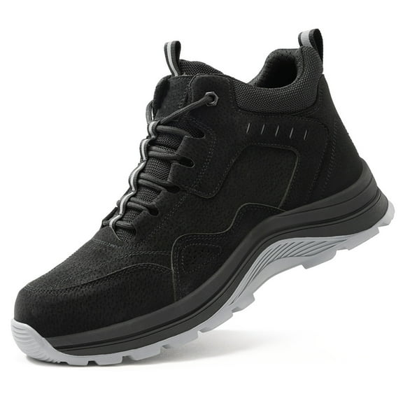 Safety Shoes Mens Womens Steel Toe Cap Work Shoes Lightweight Breathable Safety Trainer Non-Slip Puncture Proof