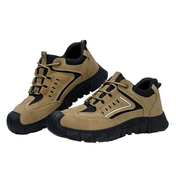 Safety Shoes Mens Womens Steel Toe Cap Work Shoes Lightweight Breathable Safety Trainer Puncture Proof