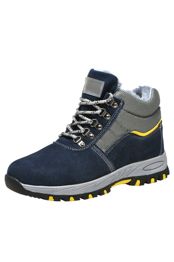 Safety Shoes Mens Womens Steel Toe Cap Work Shoes Lightweight Work Boots Winter Non-Slip Safety Trainer