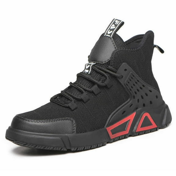 Safety Shoes for Men and Women, Lightweight, Breathable, Steel Toe Cap Shoe, Sporty, Non-Slip Eu 36-48