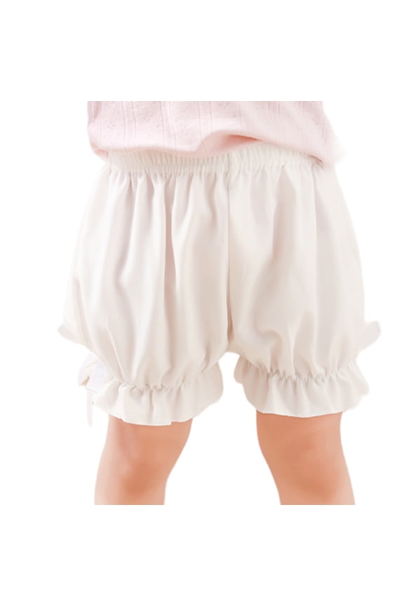 Safety Shorts Comfortable Girls Shorts Panties Ruffle Bloomers Loose Underwear Shorts Anti Exposure Safety Pants