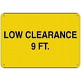 thumbnail image 1 of Safety Sign 8x12 Danger Sign Low 9 Ft. Hazard Sign Sign Warning Caution Tin Signs Metal Road Yard Decor, 1 of 5