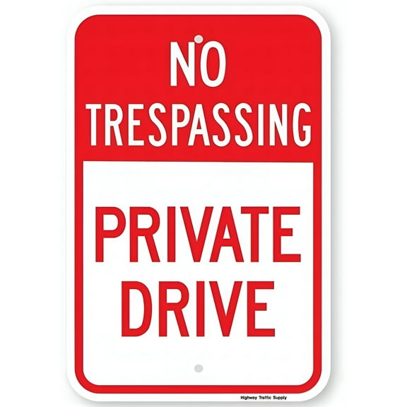 Safety Sign 8x12 Danger Sign No Trespassing Private Drive Sign Wall Art Warning Caution Tin Signs Metal Road Yard Decor