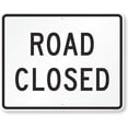 thumbnail image 1 of Safety Sign - Road Closed.8x12 Inch Metal Tin Sign UV Protected and Weatherproof,Notice Warning Sign, 1 of 5