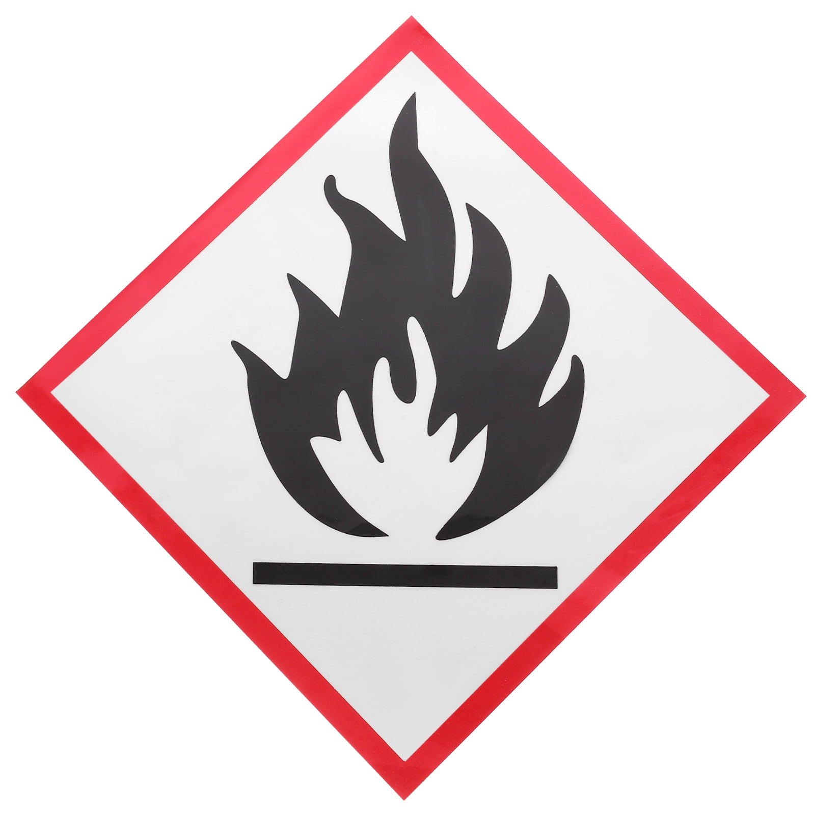 Safety Signs Warning Sticker for Caution Flammable Stickers Security Reflective Film