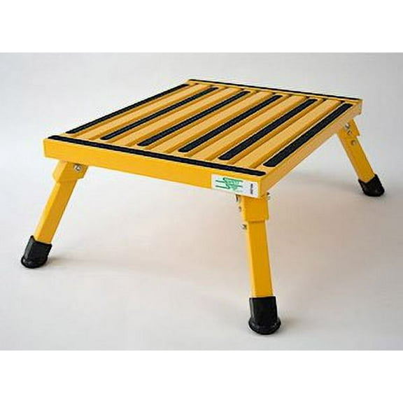 Safety Step F-08C Folding Step, Large 15" x 19" Platform, 8" High