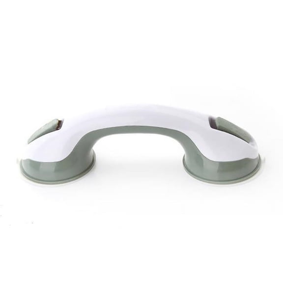 Safety Suction Cup Grab Bar for Bathroom and Shower, Non-Slip Portable Balance Assist Handle for Tiled Walls and Bathtubs, High-Strength Plastic Bathroom Rail with Locking Tabs