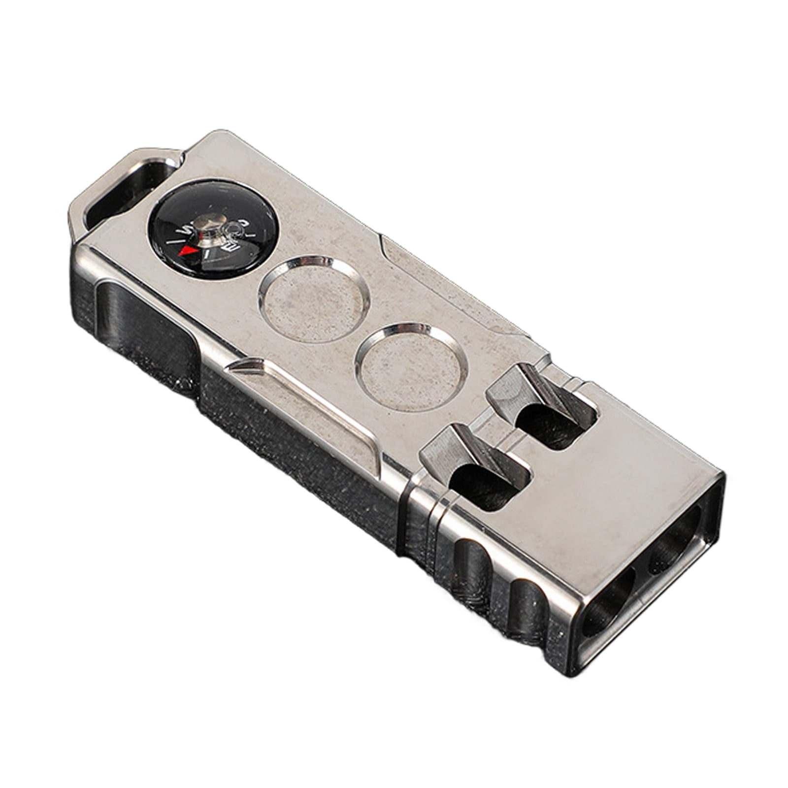 Safety Survival Double Tube Whistle Hikings Camping Training Outdoor Sports Alloys Keyring Whistle