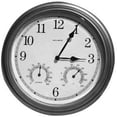 thumbnail image 1 of Safety Technology  2.4Ghz Wireless High Powered Color Wall Clock with Humidity & Temp, 1 of 1