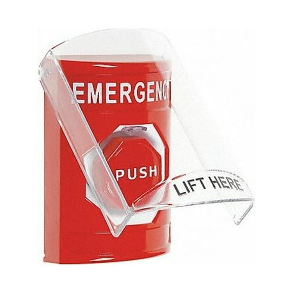 Safety Technology International Emergency Push Button,Momentary Type SS2025EM-EN