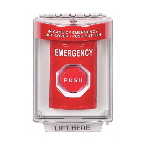 Safety Technology International Emergency Push Button,Momentary Type SS2045EM-EN