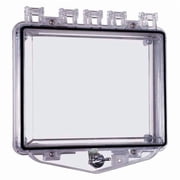 Safety Technology International Enclosure,Open,Clear,Flush,Thumb Lock STI-7511E