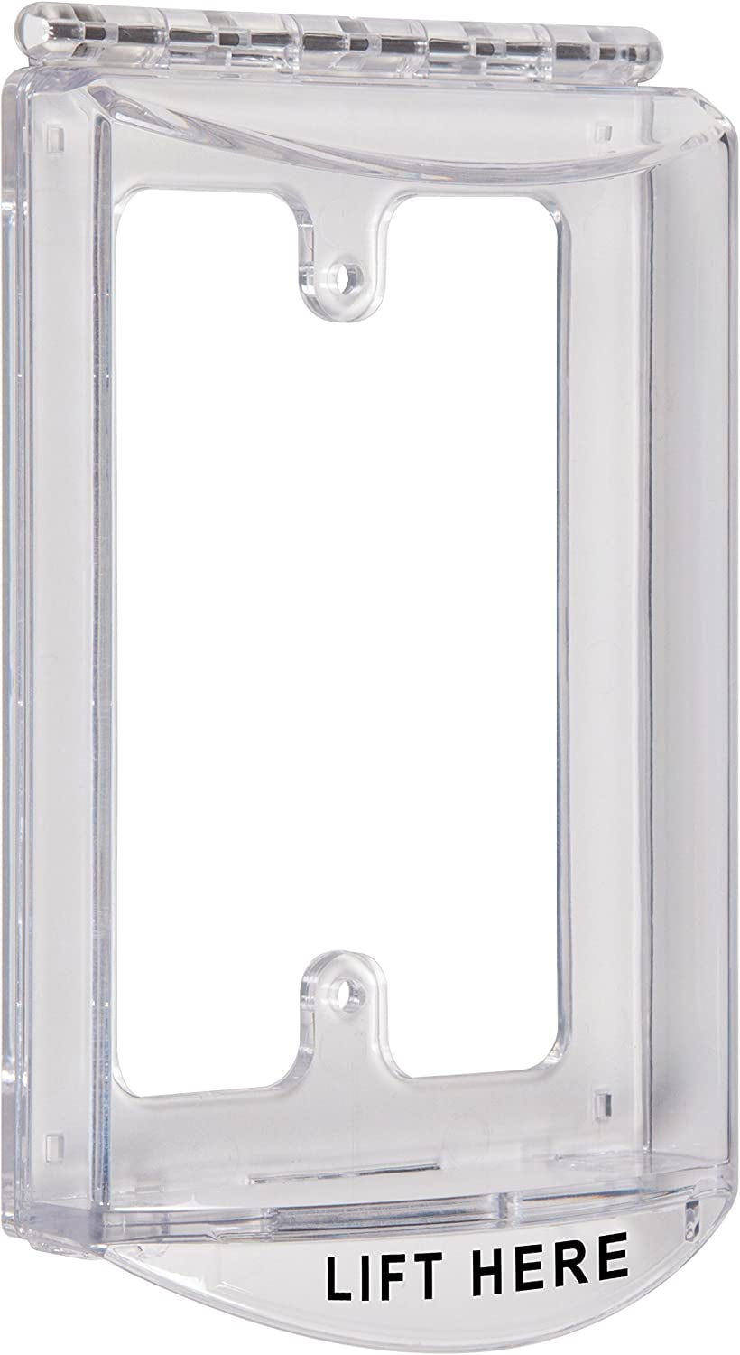 Safety Technology International, Inc. STI6519 SingleGang Hinged Clear