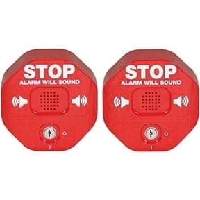 Safety Technology International, inc. STI 6400 Exit Stopper Multifunction Door Alarm, Red - 2 Pack