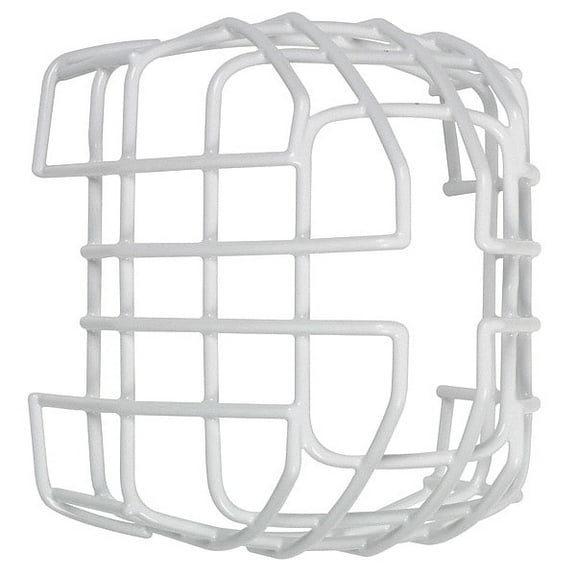 Wire Cage, Steel, Surface Mount, 6 3/4 in W x 7 1/2 in H x 6 1/8 in D, White