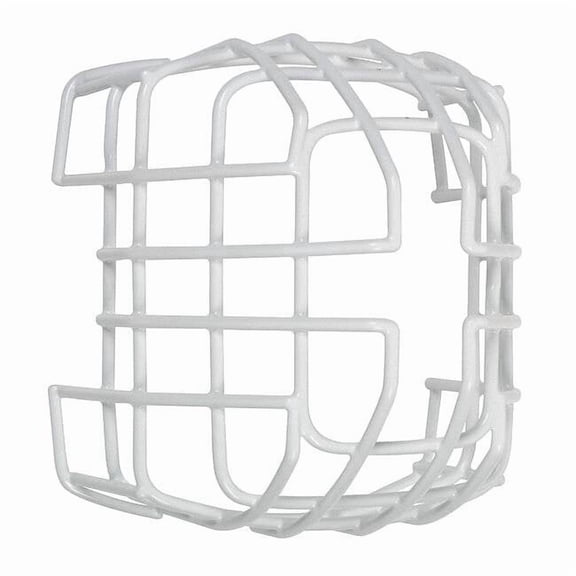 Wire Cage, Steel, Surface Mount, 6 3/4 in W x 7 1/2 in H x 6 1/8 in D, White