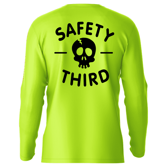 Safety Third - Hi-Visibility UPF 50 Long Sleeve Sun Shirt