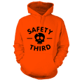 thumbnail image 1 of Safety Third - Safety Orange Hi Vis Hoodie, 1 of 1