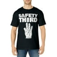 thumbnail image 1 of Safety Third funny missing finger Safety Third T-Shirt, 1 of 4