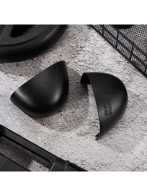 Steel Toe Covers for Shoes, Black Protective Footwear Caps, 1 Pair Safety Toe Guards