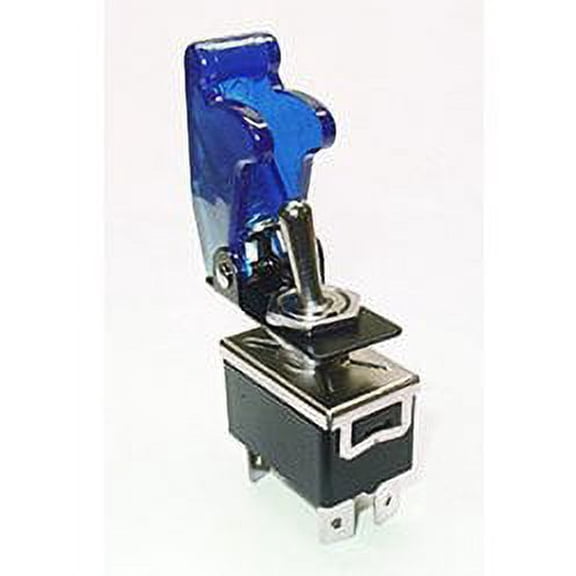 Safety Toggle Switch DPST 20 Amp" Transparent Blue"