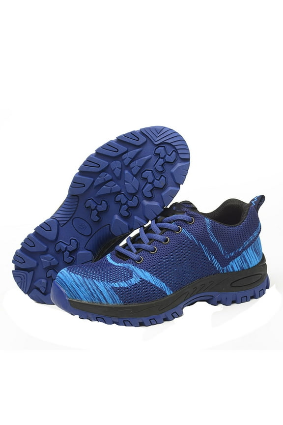 Safety Trainer Unisex Steel Toe Cap Shoes Lightweight and Breathable Sneakers