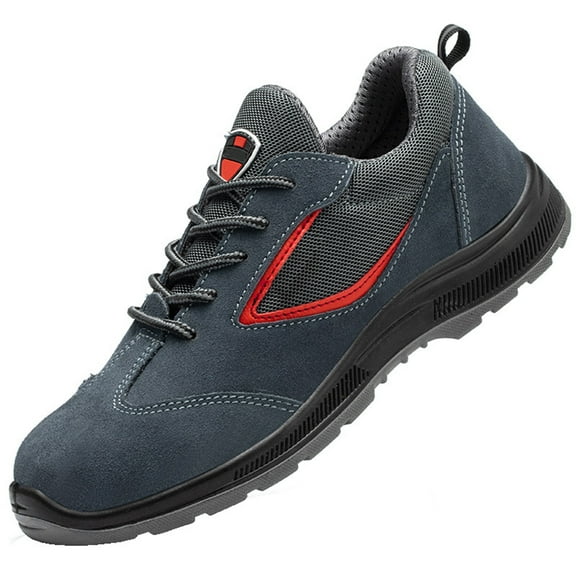 Safety Trainers Men Steel Toe Cap Trainers Lightweight Safety Shoes for Women Work Boots Non-Slip Industrial Protective