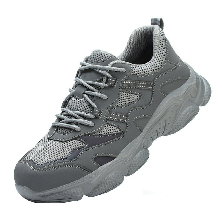 Safety Trainers Men Steel Toe Cap Trainers Non-Slip Safety Shoes
