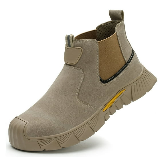 Safety Trainers Men Steel Toe Cap Trainers Safety Shoes Women Lightweight Work Boots Non-Slip Comfortable Industrial Work Shoes