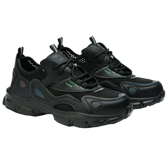 Safety Trainers Men Steel Toe Cap Trainers Safety Shoes for Women Lightweight Breathable Industrial Protective Non-Slip Work Boots