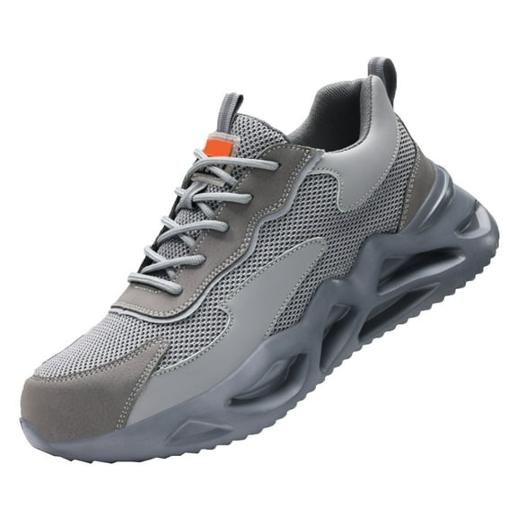 Safety Trainers Men Steel Toe Cap Trainers Women Lightweight Puncture Proof Safety Shoes Comfortable Industrial Work Shoes Utility Footwear