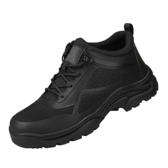 Safety Trainers Men Women Safety Shoes Lightweight Steel Toe Cap Trainers Breathable Work Shoes Non Slip Work Trainers Black