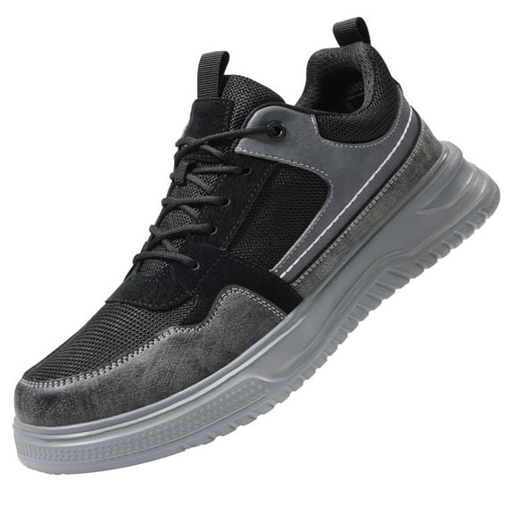 Safety Trainers Men Women Safety Shoes Steel Toe Cap Trainers Lightweight Non Slip Work Shoes Breathable Work Trainers